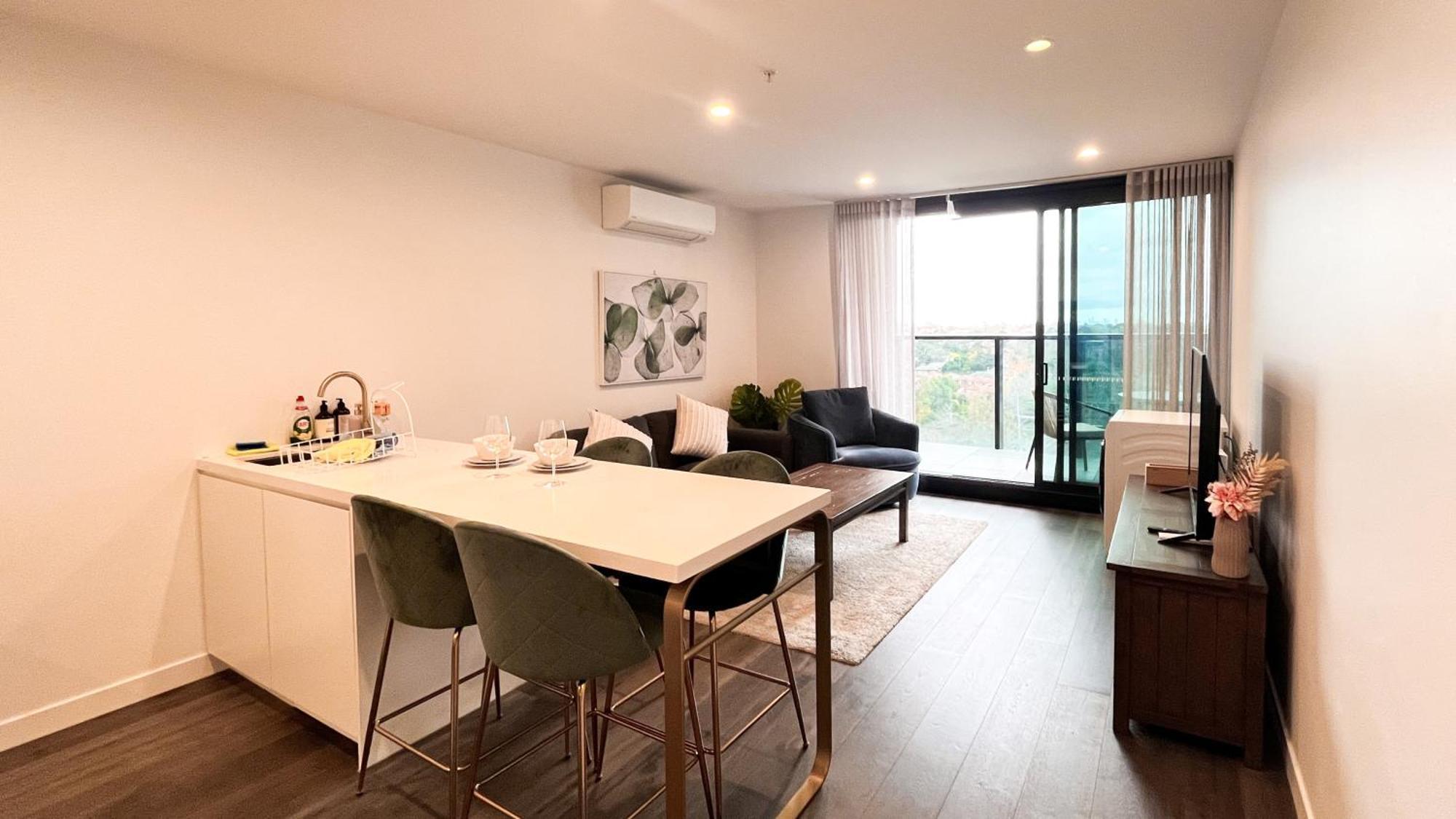 Apartment Next To Public Station, Boxhill Central, 2 Bedrooms, Free Parking And Wifi Box Hill Luaran gambar